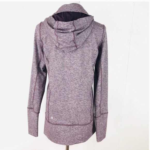 Lululemon Stride Jacket II Heathered Black Cherry size 6 - Picture 4 of 6